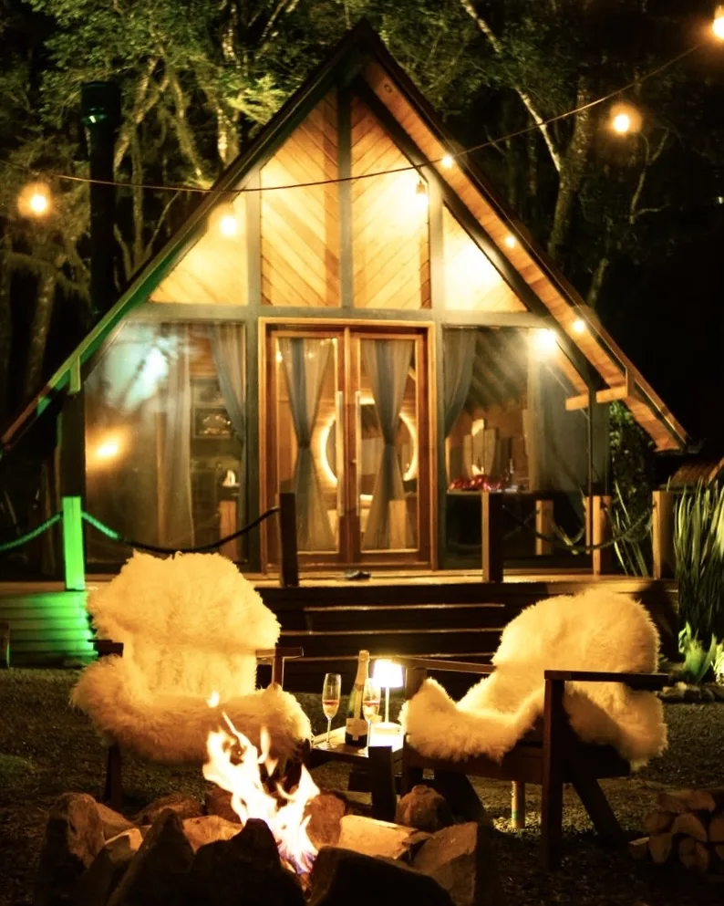 Cabanas Viva La Vida - Canela RS, cabana parceira Colussi Colchões